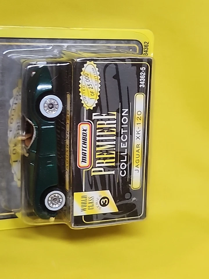 1995 Matchbox World Class Premiere 03 Jaguar XK 120 Green NOS 🔥A4 - Image 4 of 4
