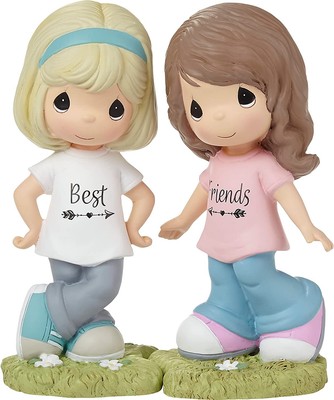 Precious Moments 222401 2-Piece True Friends Are Never Apart Figurine Set 5''