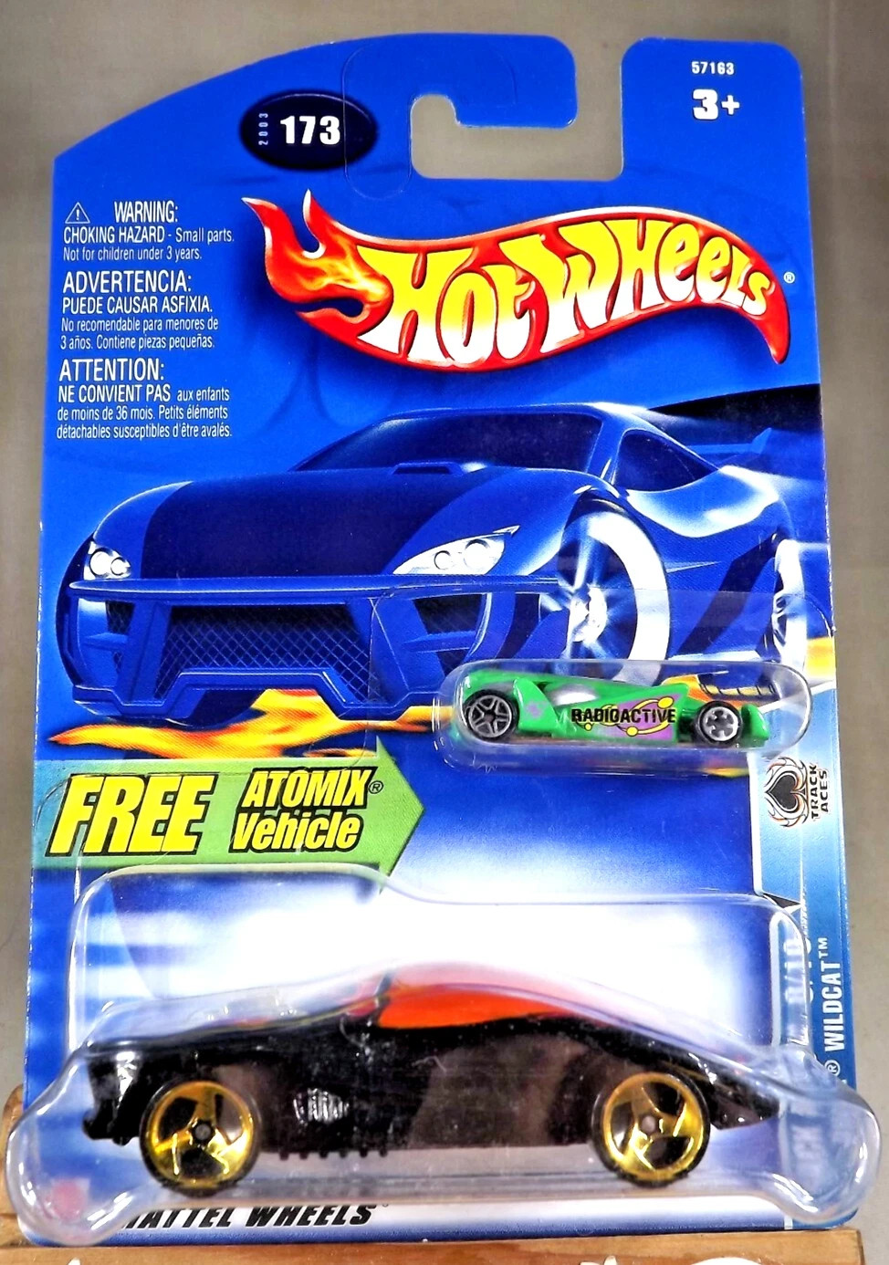 2003 HOT WHEELS #173 Track Aces * BUICK WILDCAT *  With ATOMIC CAR