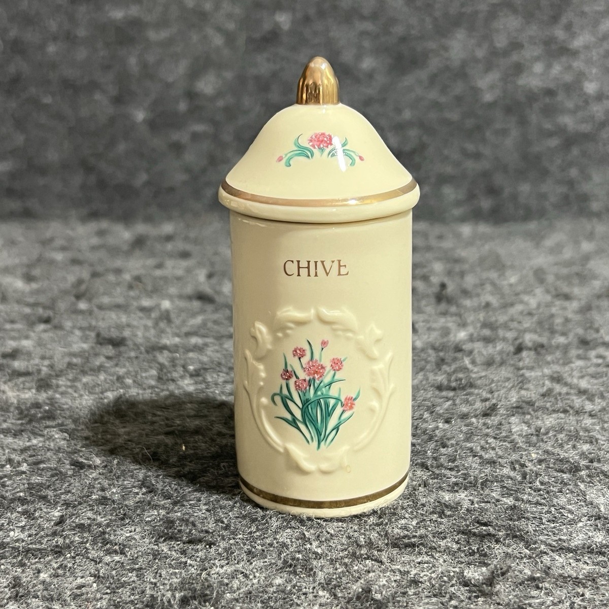 Vintage Lenox Spice Garden Porcelain Spice Jar Chive 1992 | eBay