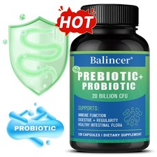 Präbiotika + Probiotika - 20 Milliarden lebende Bakterien - 120 Kapseln