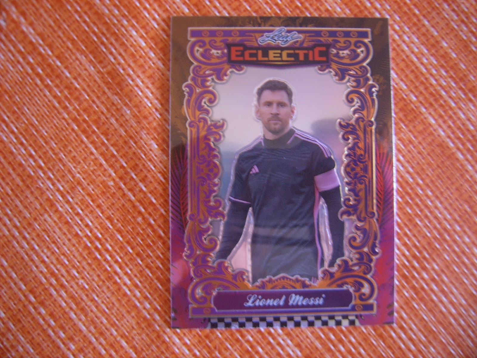 FIGURINA STICKER CARD LIONEL MESSI 1/1 ARGENTINA MIAMI CALCIO RARE