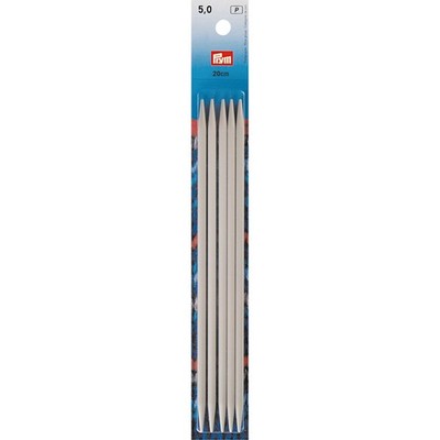 PRYM CONSUMER USA (191494) Double-pt and glove knitting pins alu 20