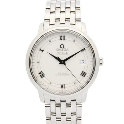 OMEGA De Ville Prestige Co-Axial Wrist Watch 424.10.37.20 Automatic SS NEW mens