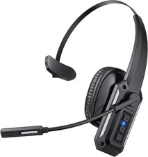 Wireless Headphone Headset Bluetooth Truck Driver Noise Cancelling