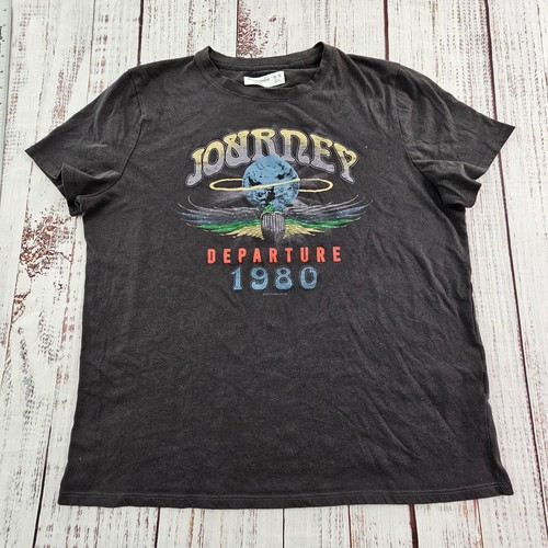 Journey Departure 1980 schwarzes kurzärmliges T-Shirt Baumwollmischung Kinder 15/16 - Bild 1 von 8