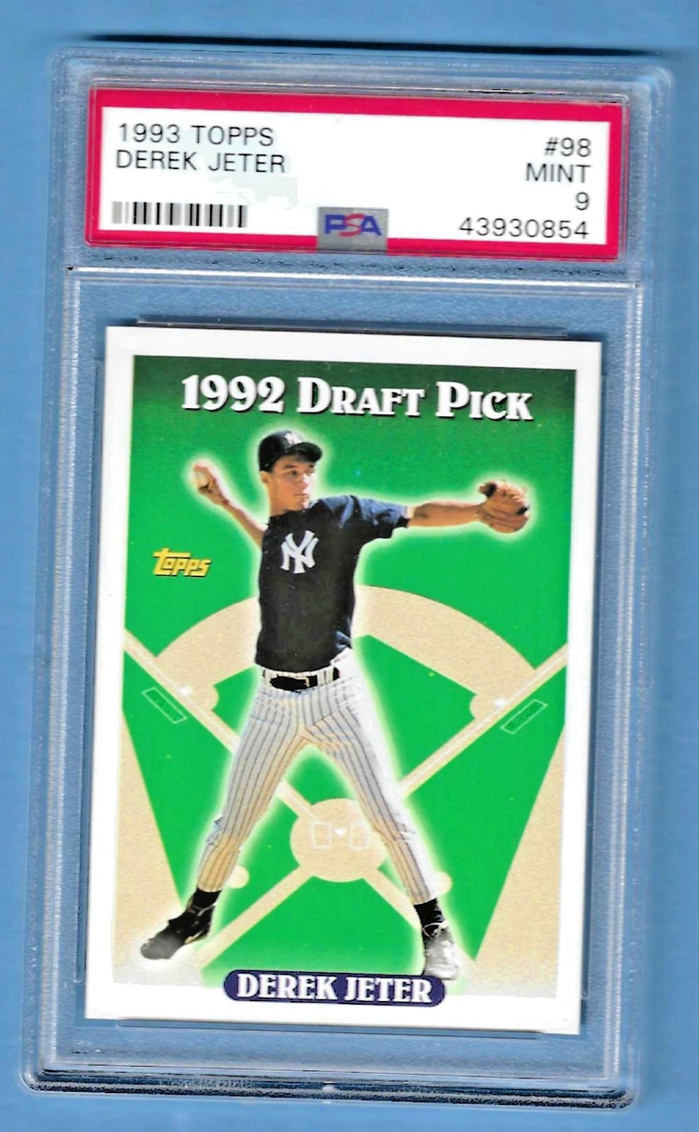 1993 Topps Derek Jeter Yankees #98 Rookie PSA 9 #43930854 HOF 2020