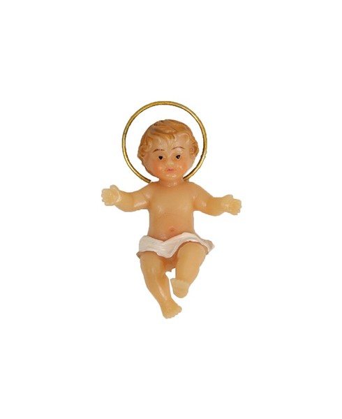 Krippenfigur Jesuskind Mit Heiligenschein 2,3 Cm Polyresin Deko-image