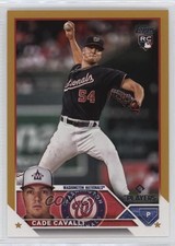 2023 Topps X MLB Players Exclusive Gold 39/50 Cade Cavalli #14 g2u