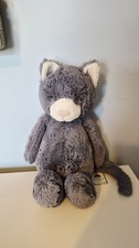 Jellycat Original Bashful Grey Kitten Retired Collectible Soft Plush Toy BNWT