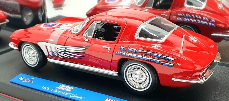 Maisto масштаб 1/18 литой 36002 - 1965 Chevrolet Corvette - Captain America - Изображение 2 из 4