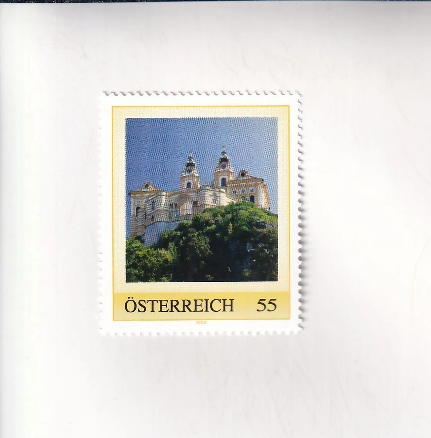 BRIEFMARKE PM Österreich WACHAU -STIFT MELK  Postfrisch - Bild 1 von 1