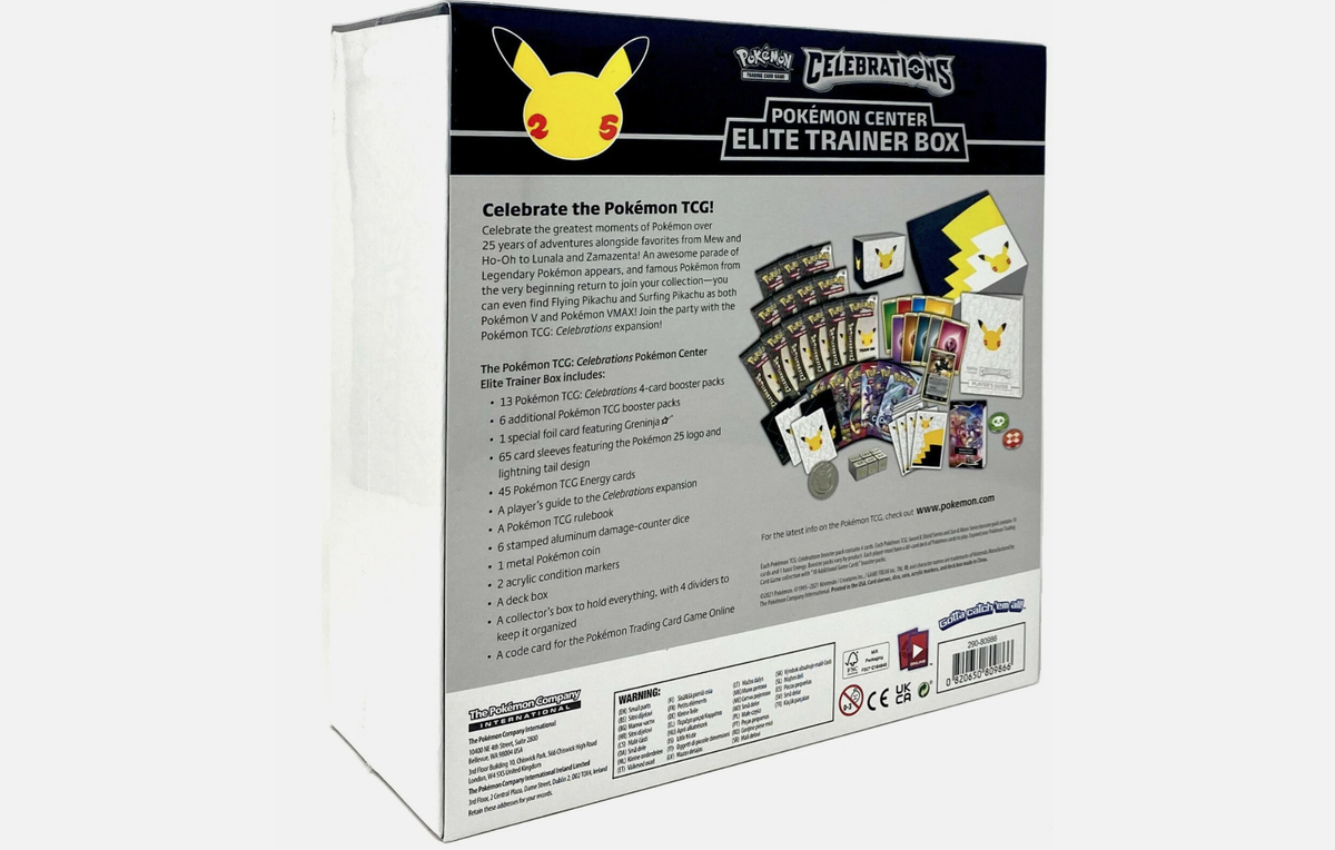 ポケモン25周年 Celebrations ETB 未開封 ポケモンカード 絶版 米版 25周年 CELEBRATIONS 未開封パック - メルカリ
