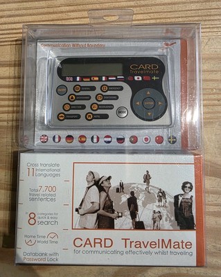 TravelMate, elektronischer Übersetzer für die Kommunikation auf Reisen, neu