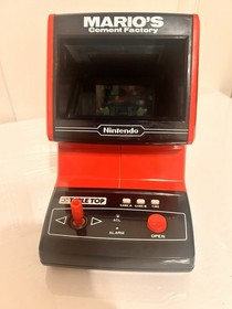 Vintage Mario's Cement Factory Nintendo Game Tabletop Game 
