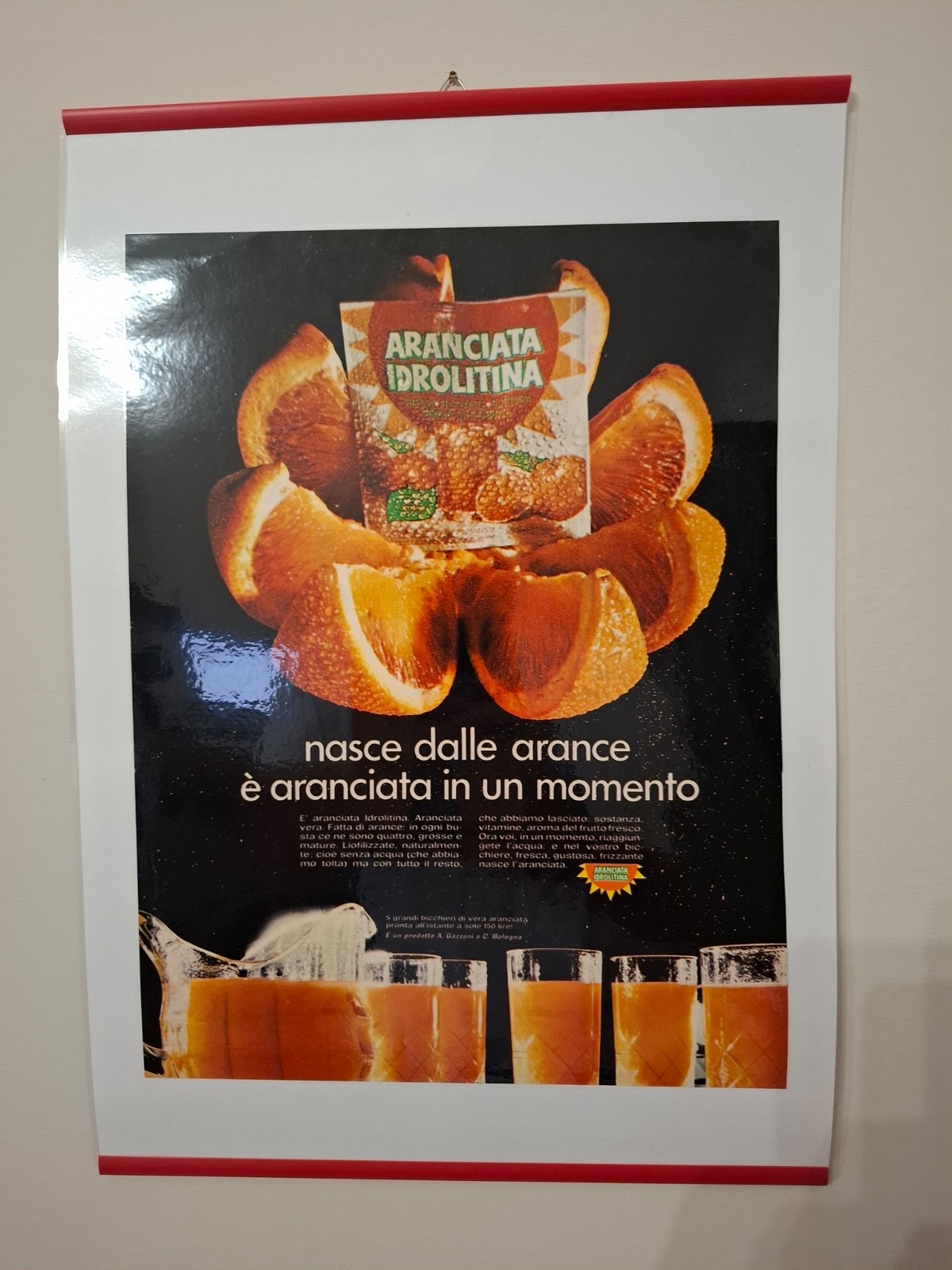Pubblicità plastificata originale ritaglio di giornale vintage anno 1968 |7