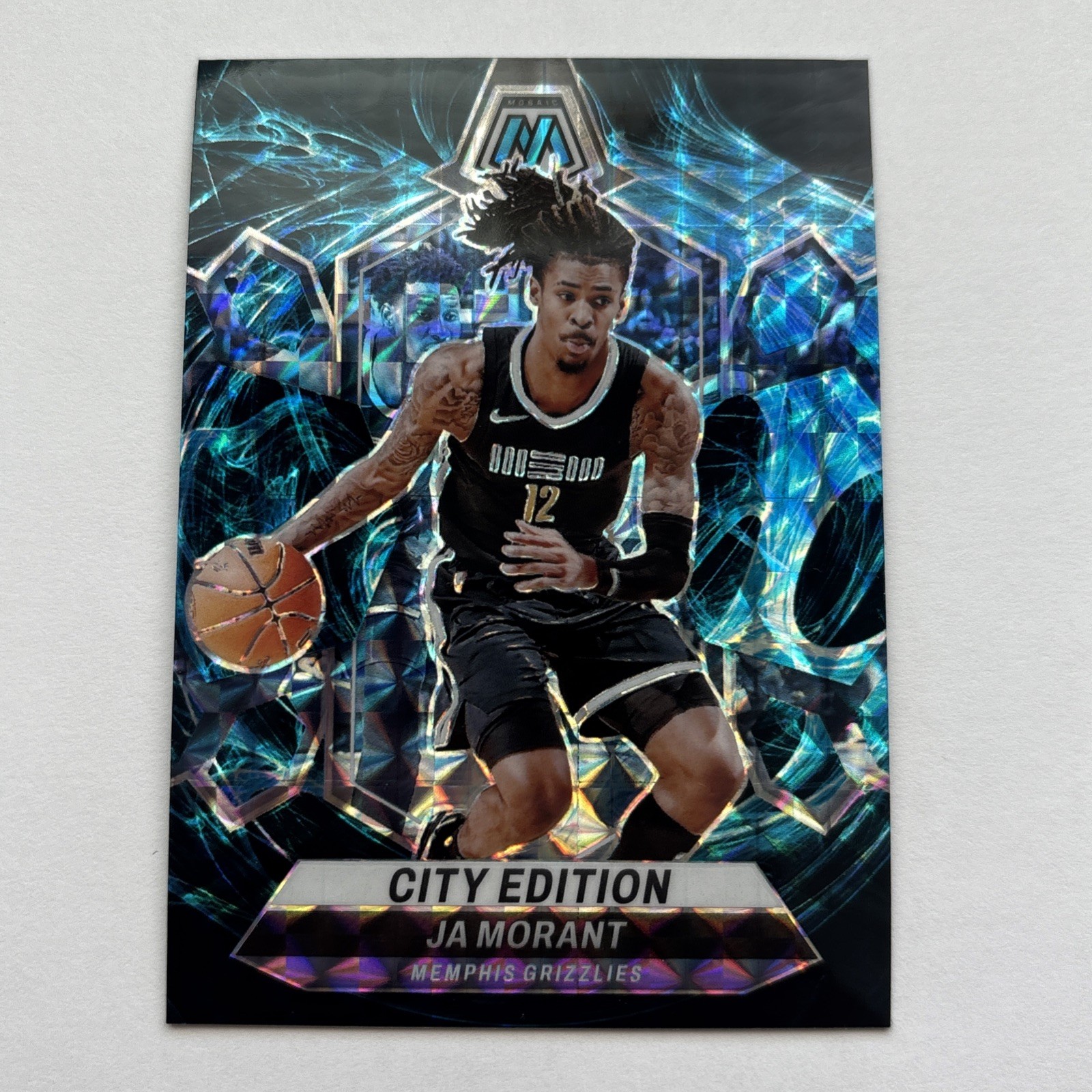 2023-24 Mosaic #288 Ja Morant City Edition Prizm Grizzlies Genesis SSP Case Hit