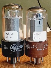 6V6GTA/GTY GE Matched Pair MaxiMatcher2 tested (2)tube lot