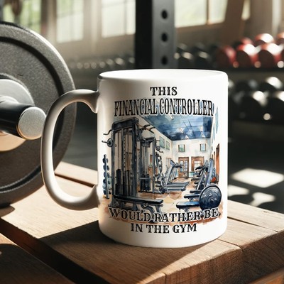Workout Vibes - FINANCIAL CONTROLLER EHER IM FITNESSSTUDIO SEIN Tasse - Fab Present
