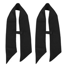 2 Pcs Hotel Waiter Neckerchief Supple Chef Scarf for Food Service Bbq