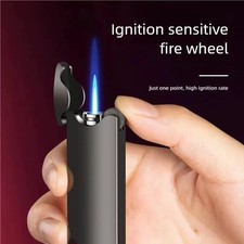 Portable Bottle Opener, Grinding Wheel, Direct Charging Blue Flame, Men's Gift