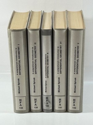 A Comprehensive Introduction to Differential Geometry. Vol. I - V. 5 Volumes. Sp