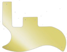 WD Custom Pickguard For Left Hand Gibson 1961-1970 SG Special #10GD Gold Mirror