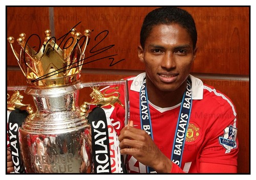 12438. Antonio Valencia Signed Pictures (A4 Prints) Man United Wigan Ecuador etc