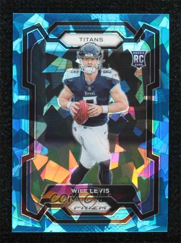 2023 Panini Prizm Rookies Blue Ice Prizm 46/99 Will Levis #397 Rookie RC 2h5
