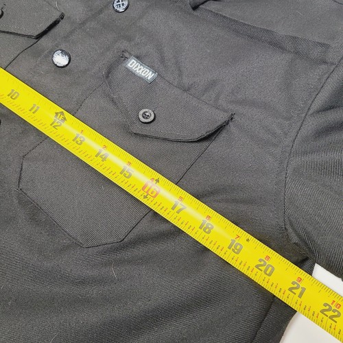 Dixxon Flannel Co Outlaw Jacket Coat Lined Full Zip Snap Button Black Work Small - Picture 13 of 14