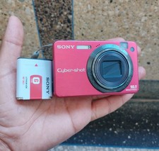 Sony CyberShot DSC-W170 10.1MP Compact Digital Camera w/ Battery - Red