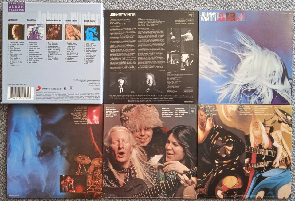 JOHNNY WINTER - Original Album Classics (5 CD Set, Blues/Blues Rock, 2010) - Bild 4 von 4