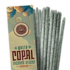 White Copal Aztec Incense 20 Sticks Mexico - for Meditation, Yoga & Spiritual...