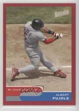 2004 Topps Bazooka Red Chunks Albert Pujols (Batting; Back to Camera) #50 o7m