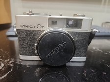 Konica C35 compact rangefinder film camera Hexanon 38mm f/2.8 UNTESTED READ