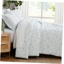 3-Piece Oversized Comforter King King / California King Sweet Florals Blue