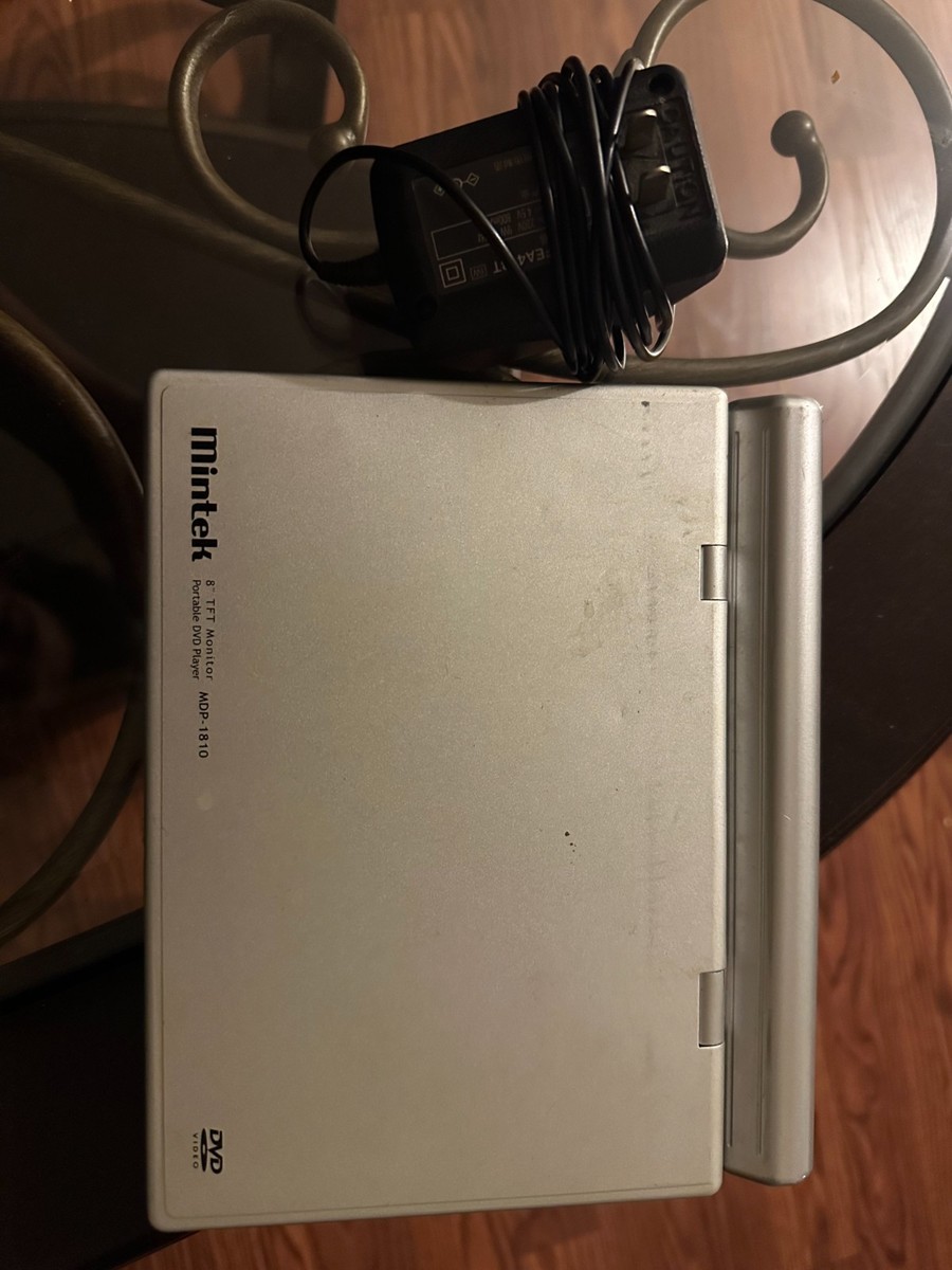 Mintek MDP-1810 8-Inch Portable DVD Player, For PARTS, comes with