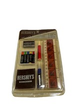 Vtg Hershey’s Chocolate Candy Mini Stationary Set Ruler Crayons Eraser Taiwan
