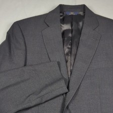 Brooks Brothers 346 Stretch Wool Blend Mens Blazer Dark Gray Size 38R