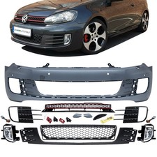 Stoßstange vorne 4x PDC + SRA + Nebel passt für VW GOLF 6 GTI Umbau 2008-2012