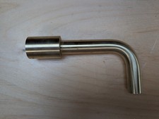 *CROSSWATER* MPRO Wall Mounted Basin Mixer Taps - Brushed Brass
