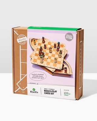 Kiwico Build & Play Chess Set Bauset Schach für Kinder