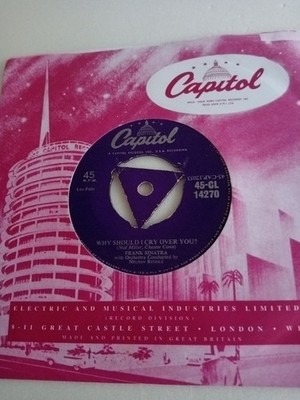 Frank Sinatra - Why Should I Cry Over You (CL 14270 TRI) VG Vinyl Record 7''