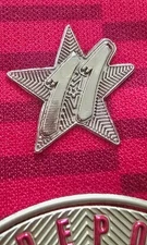 1 Toluca 11 Championship Star 1 Estrella Campeonato 11 Toluca Utileria ORIGINAL