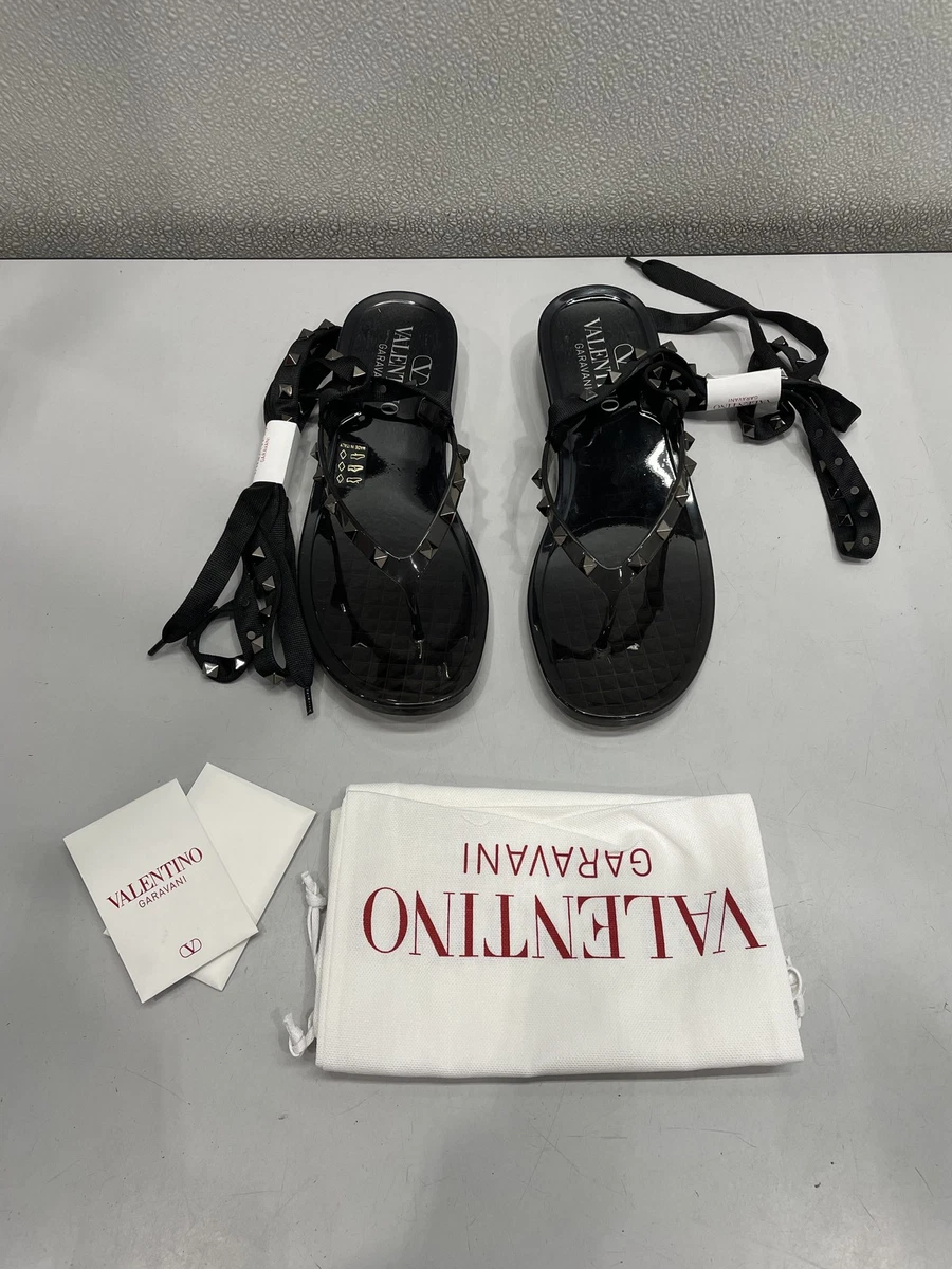 Valentino Black Sandals - size 10 (EU 43) - BRAND NEW IN BOX Sandals Valentino Garavani Black size 43 EU in Rubber - 56585691 main image 4