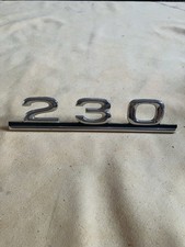 Mercedes W123 S123 Original Schriftzug Heckklappe 230 1238170415 Typenschild Rar