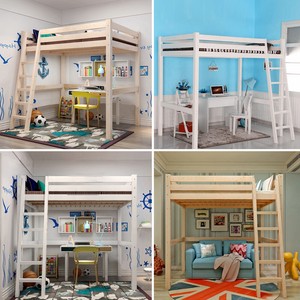 wooden loft bed for adults