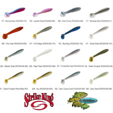 Strike King Rage Swimmer (RGSW334) Swim Bait 3.75 Inch Soft Plastic Fishing Lure