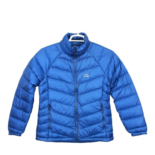 L.L. Bean Ultralight 850 DownTek Jacket Women XS Reg Blue Pertex