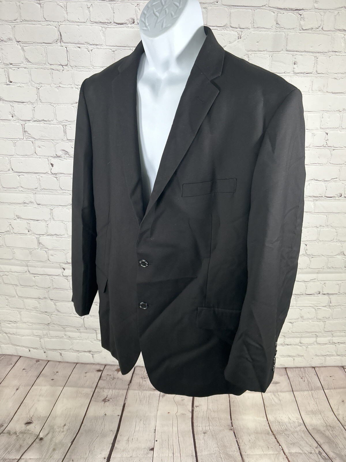 Angelo Rossi Solid Black Hand Tailored Performanc… - image 3